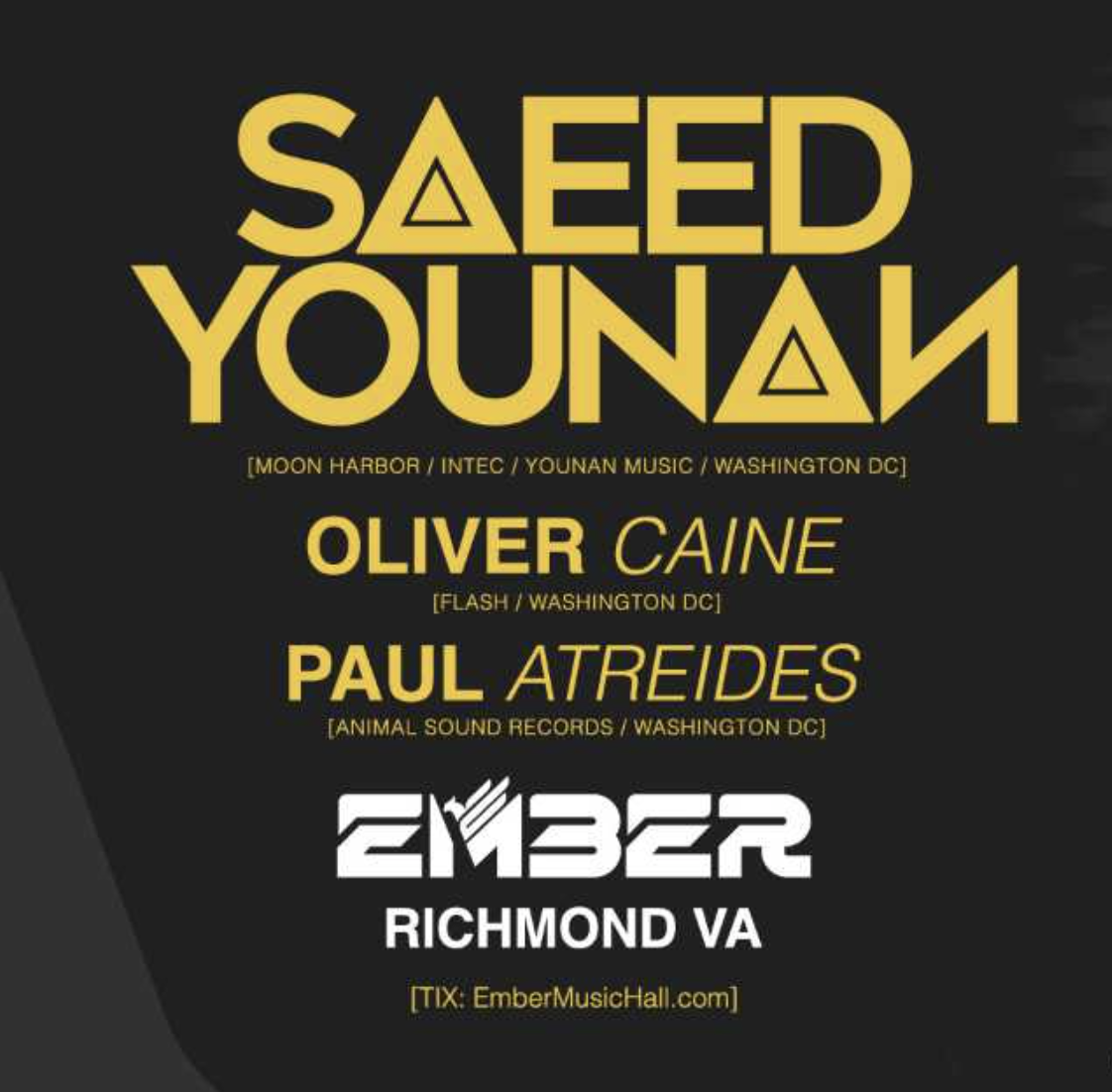 SAEED YOUNAN @ Ember Music Hall